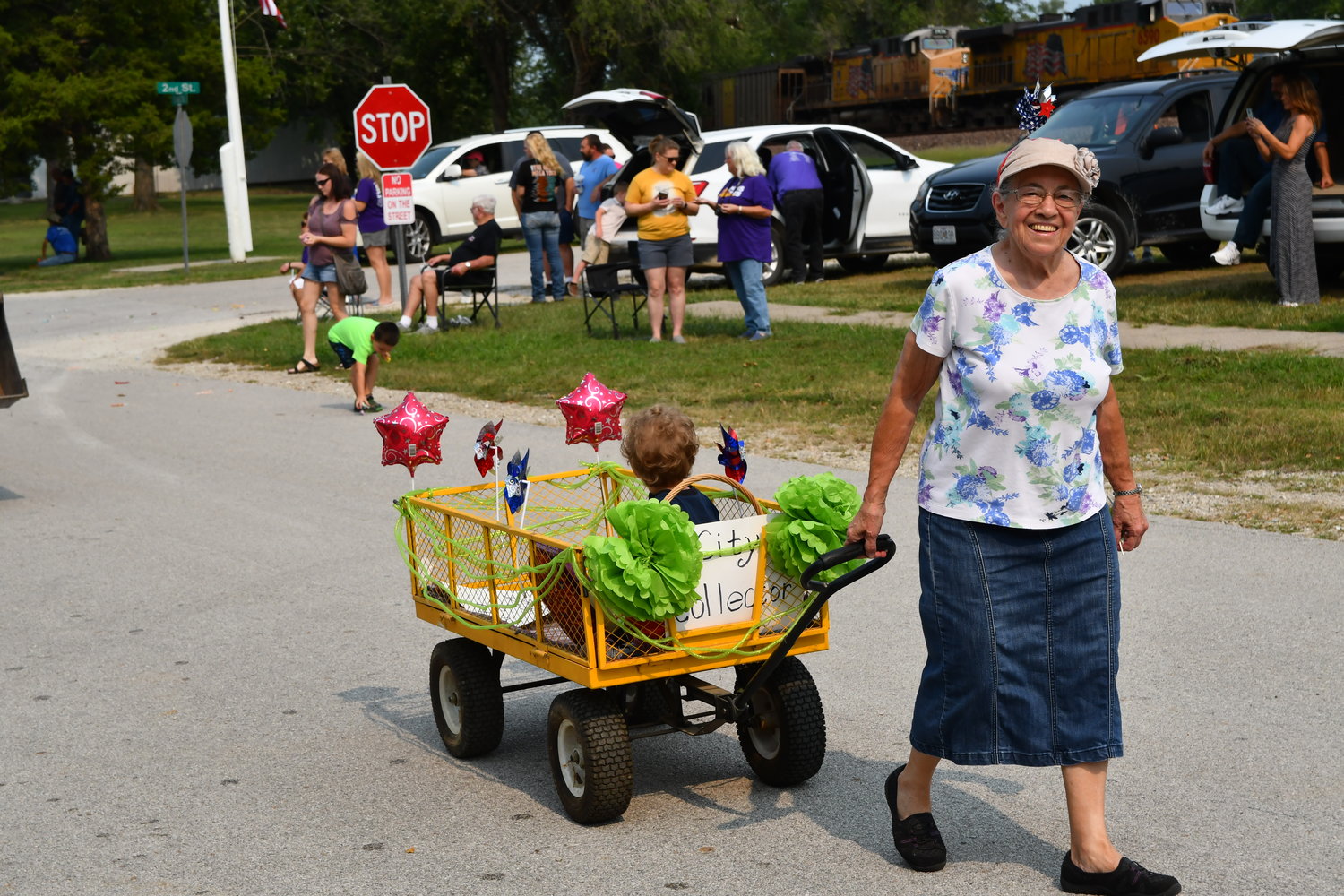 Marjorie Kuhn, the city’s collector, was among elected officials participating in the parade.