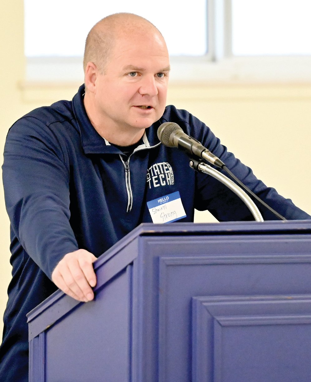 State Tech President Dr. Shawn Strong on Thursday touted the school’s impressive growth amid declining enrollment at both two- and four-year institutions.